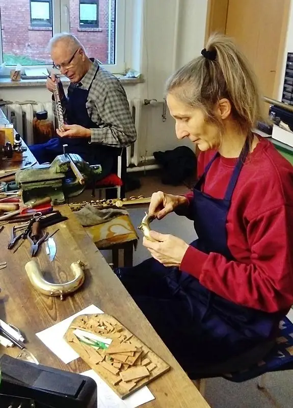 JürgenKomnick und Silke Atze bei der Arbeit